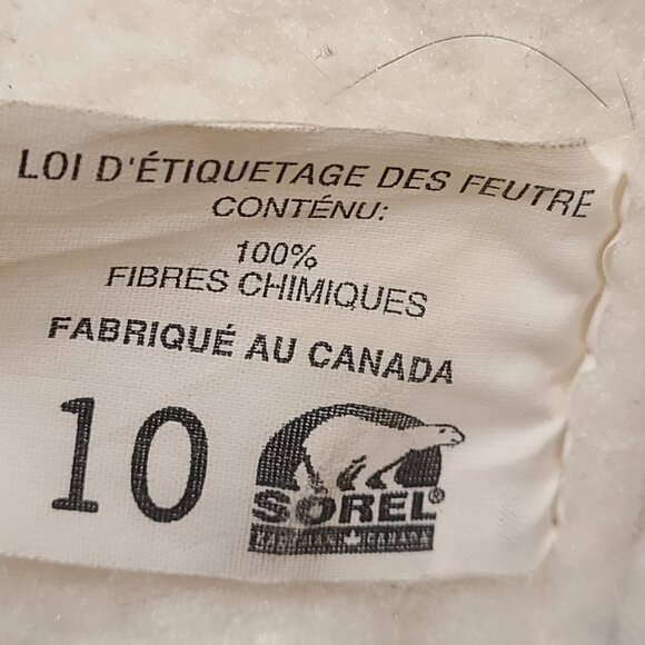 Men's 10 Sorel Caribou Waterproof Nubuck Winter Snow Boots Sorrel - Picture 11 of 11